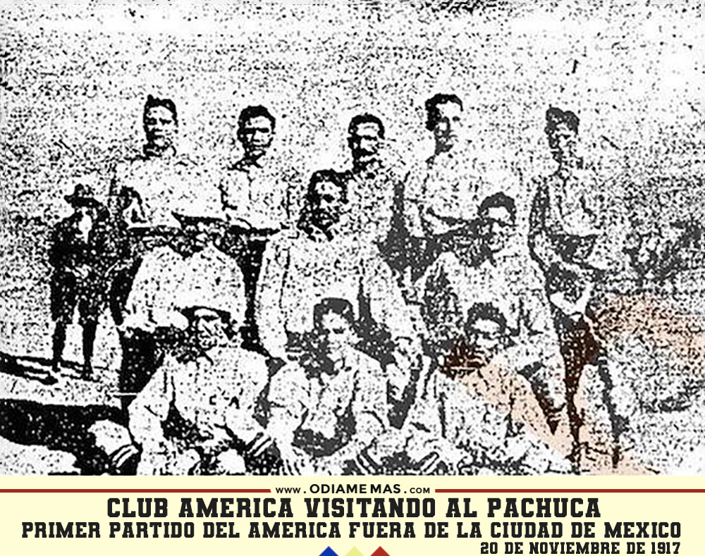 Pachuca vs. América Jornada 6 1917-1918